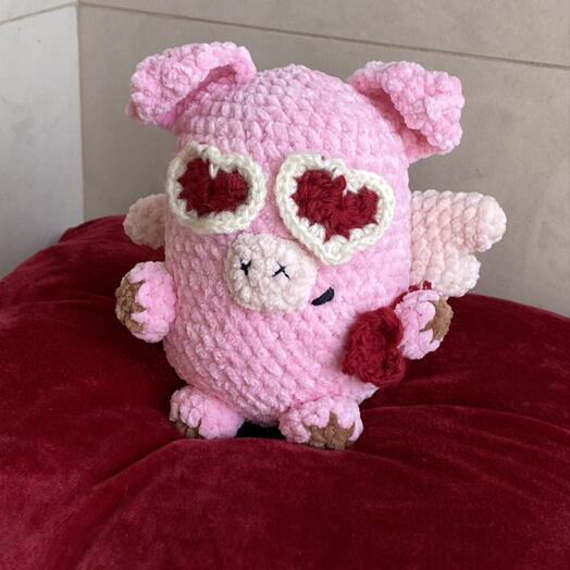 «Влюбленный купидон» игрушка ручной работы