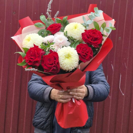 Красный букет