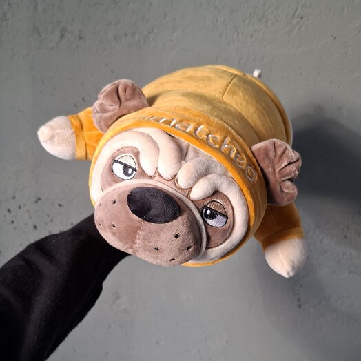 Игрушка мопс в костюме