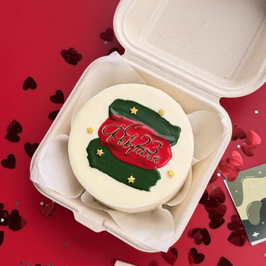 Бенто-тортик на 23 февраля брата папе парню дедушке мужу коллеге начальнику