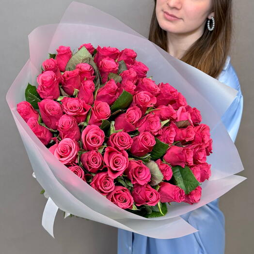 Ramo de 51 rosas kenianas