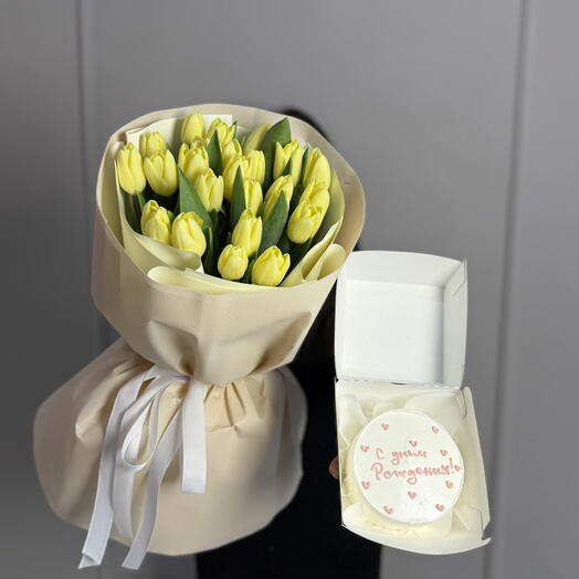 Тюльпаны с бенто