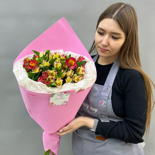 Букет альстромерий