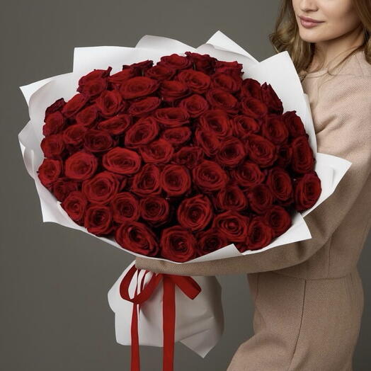 WOW букет из 51 розы 🌹