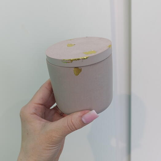 Гипсовая ёмкость для аксессуаров и украшений