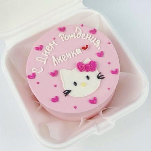 Бенто торт детский на день рождения для девочки «Hello kitty»