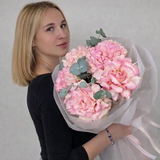 5 Французких Роз | эвкалипт 💗
