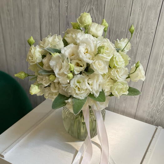 Букет невесты 💕💍 махровая эустома и стахис