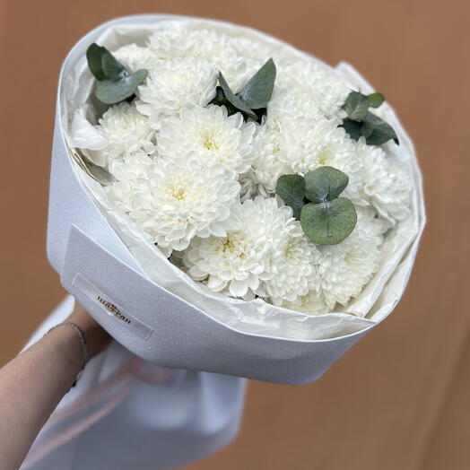 Облако из хризантем