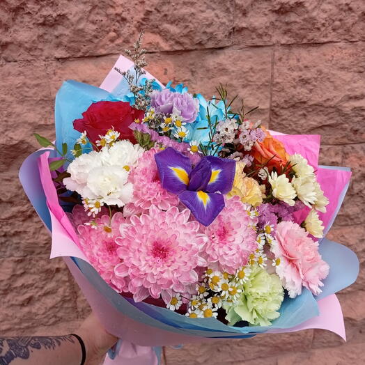 Букет 💐 «Щедрое😍Сердце ♥️»Дофамин(в подарок кризал)