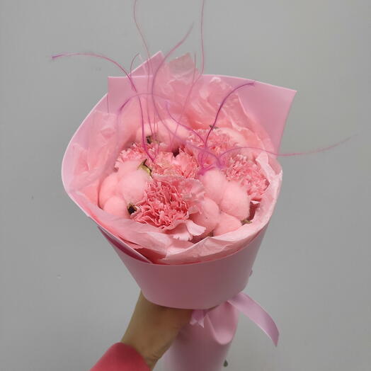 Букет "total pink"
