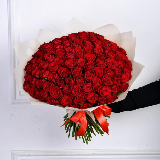 Красные розы 101 🌹🌹🌹
