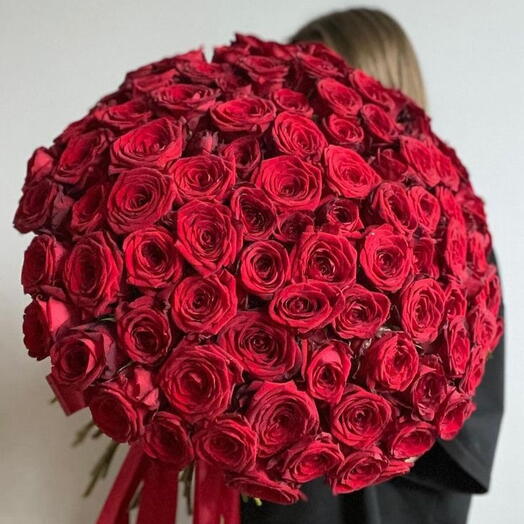 Акция❣️75 роз под ленту