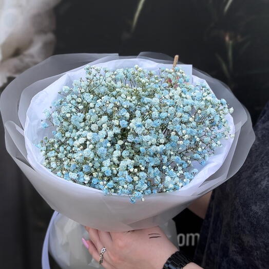 Букет комплимент из гипсофилы💙