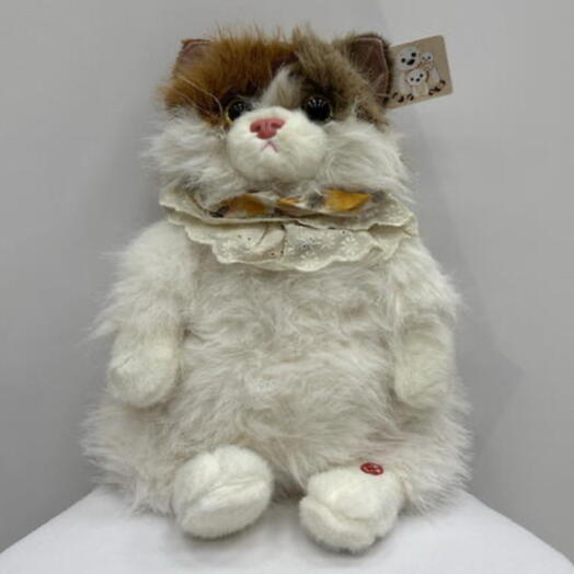 Мягкая игрушка кот со звуком