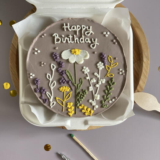 Бенто торт «happy birthday/с днем рождения» маме/бабушке/сестре/подруге