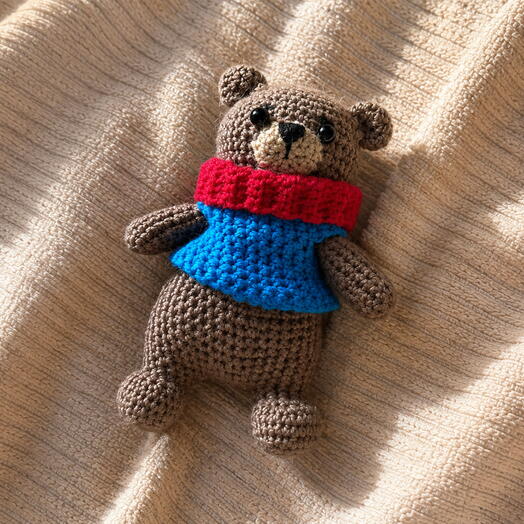 Вязанная игрушка мишка 🧸