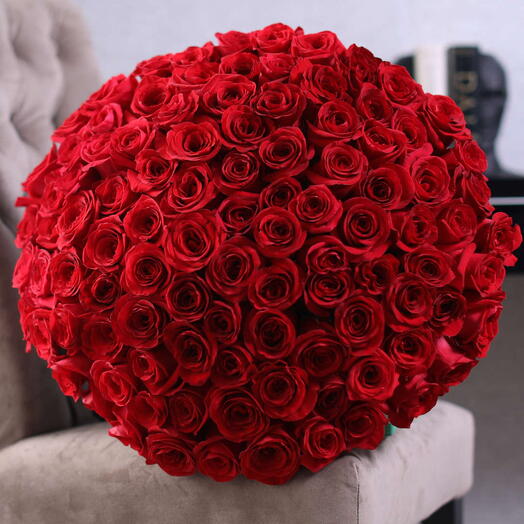 Bouquet of 101 roses "Freedom"