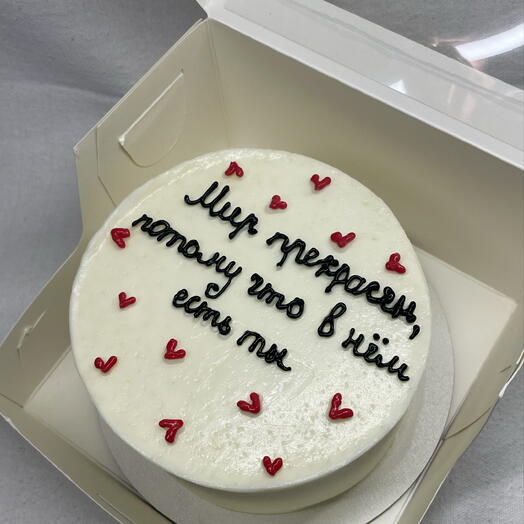 800г Бенто торт «Мир прекрасен»