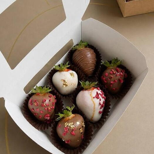 Berry Mini 🍓 Клубника в шоколаде 6 штук