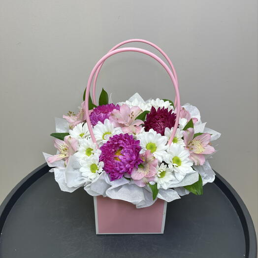 Милый букет комплимент в сумочке 🌸