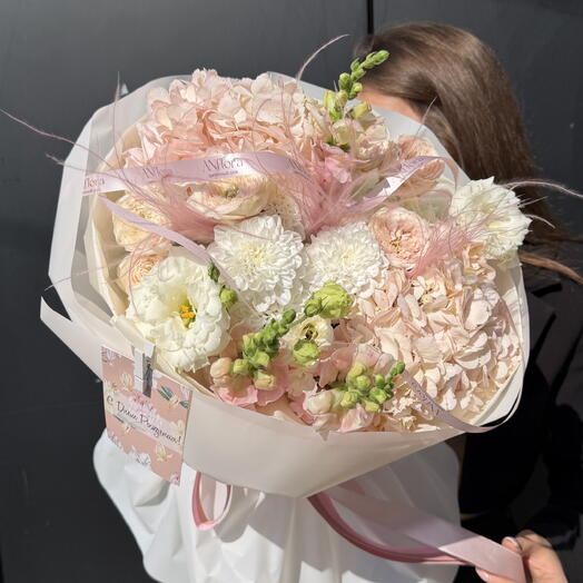 Букет авторский с гортензиями «Специальная цена»🌸😍