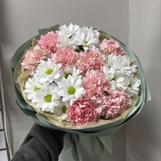 Стойкие хризантемы с диантусами🌸