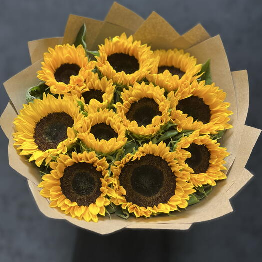Букет из подсолнух🌻