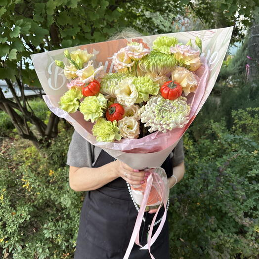 Букет с тыквами