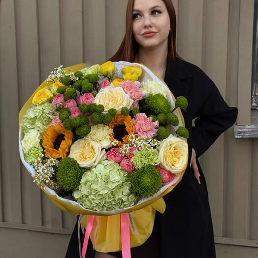 Букет "Палитра сентября"