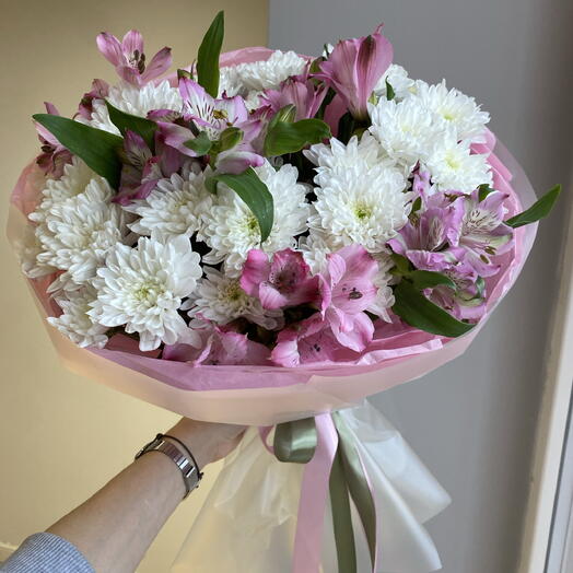 Большой букет из самых стойких цветов 💕