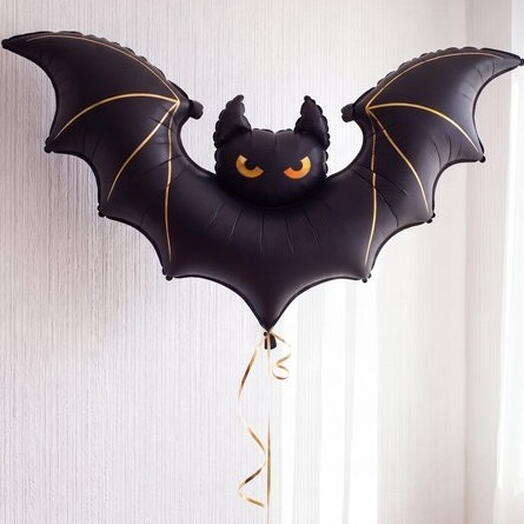 Шар фольгированный летучая мышь 🦇
Шар на Хеллоуин
Шар мышки 
Шар фольгированный большой на день рождения