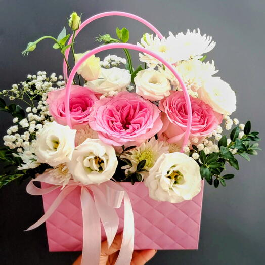 Букет в сумочке 💐🌹💗