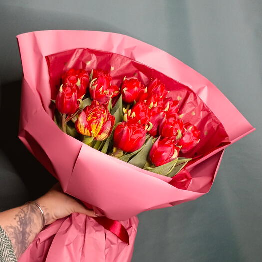 Букет из пионовидных тюльпанов 🌷