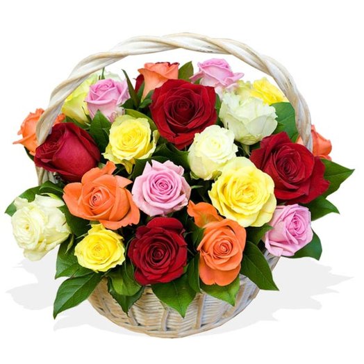 Basket of roses Smile
