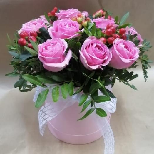 Flores en la Caja "sonrisa de amor"