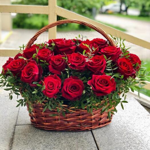 Cesta de flores