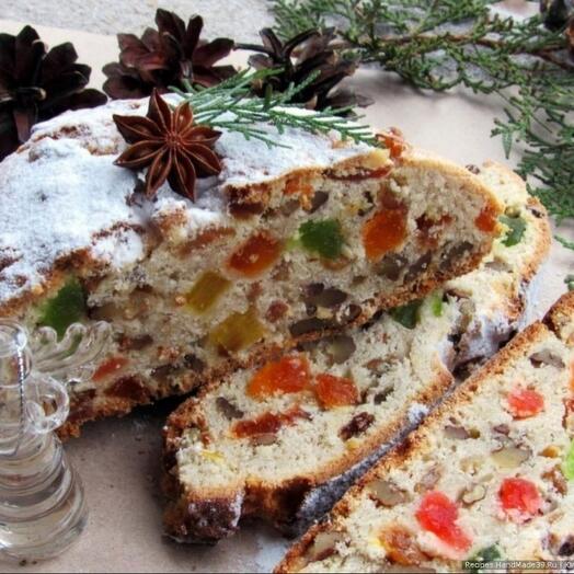 Рождественский кекс Немецкий штоллен Stollen в 2023 г Кексы, Кулинария, Рождеств