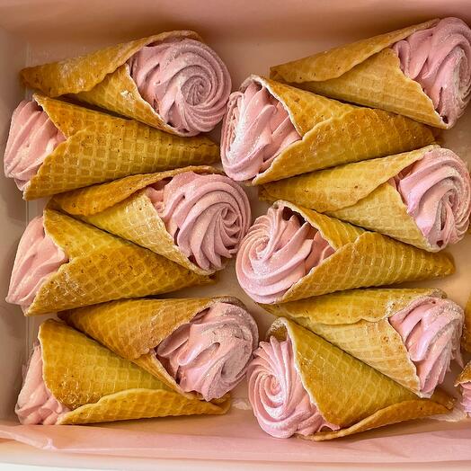 Зефирный рожок (12 шт.)