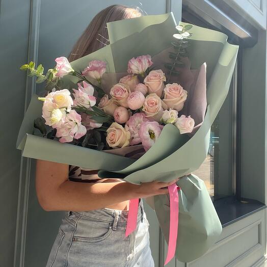 Венецианский букет в зеленых оттенках