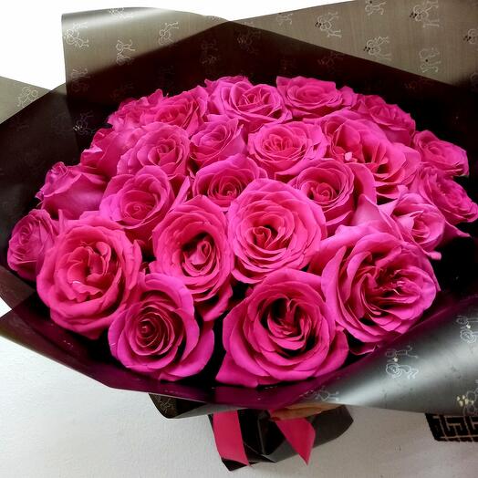 Bouquet of fragrant roses Ecuador