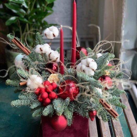 Цветы в коробке Луиза