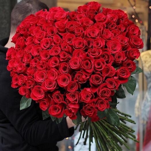 101 роза Эквадор 🌹