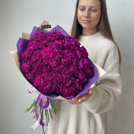 Большой букет ажурной гвоздики
