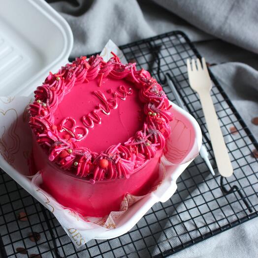 Розовый торт для девочек 🎀