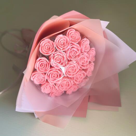 Очень нежные шоколадные розы