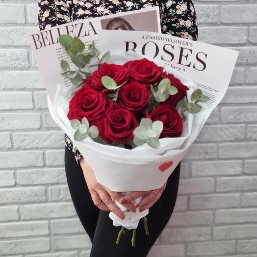 Моно-букет "Roses 7"