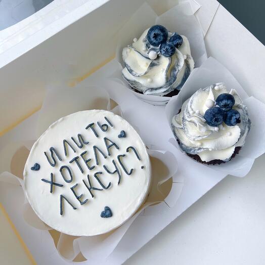 Bento+ Cupcakes gift set "Or did you want a Lexus?"