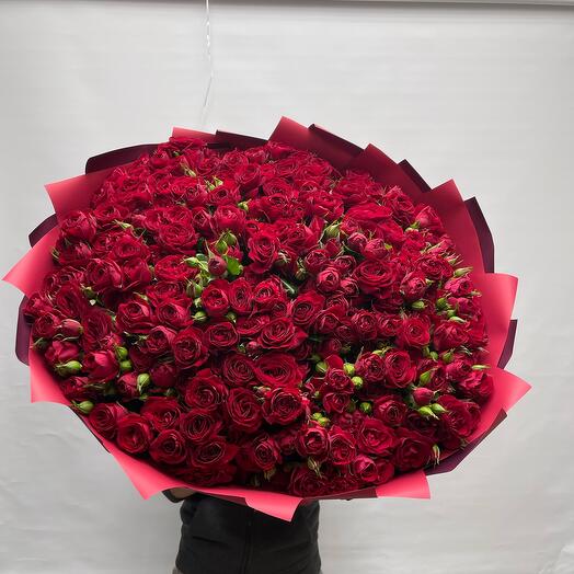 Bouquet of bush roses