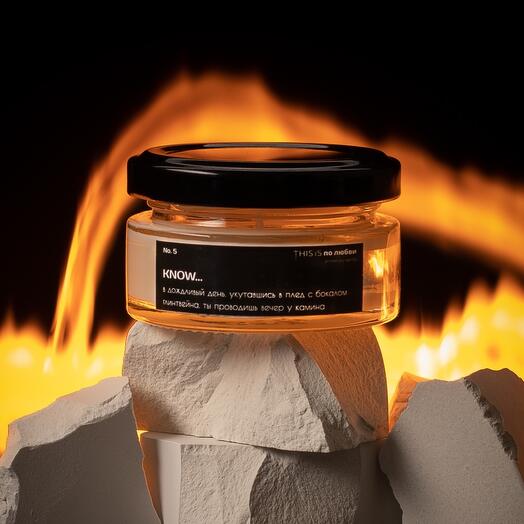 Aroma candle 5 "KNOW", 50 ml